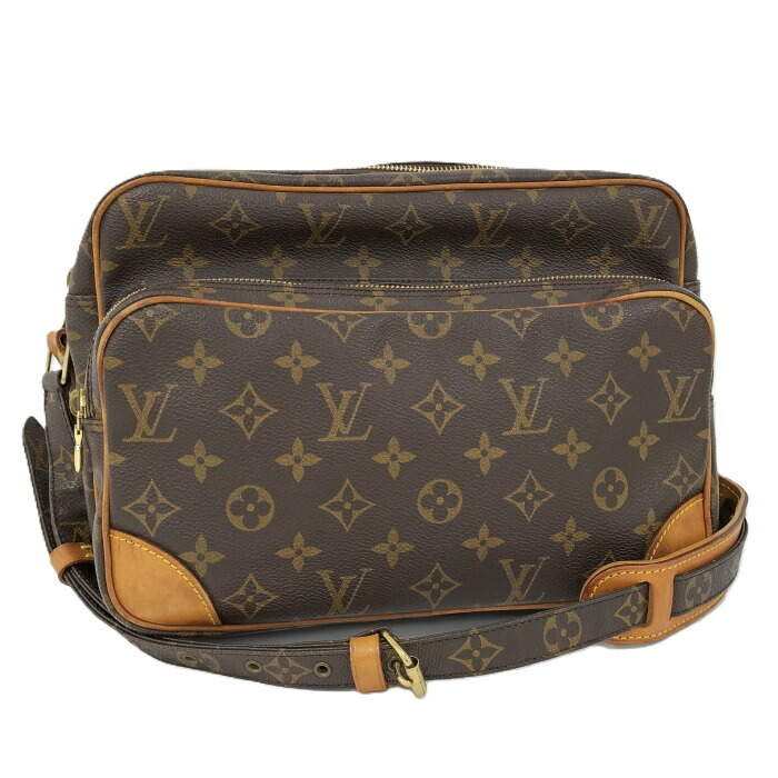 LOUIS VUITTON ナイル ショルダーバッグ モノグラム ブラウン M45244【中古】