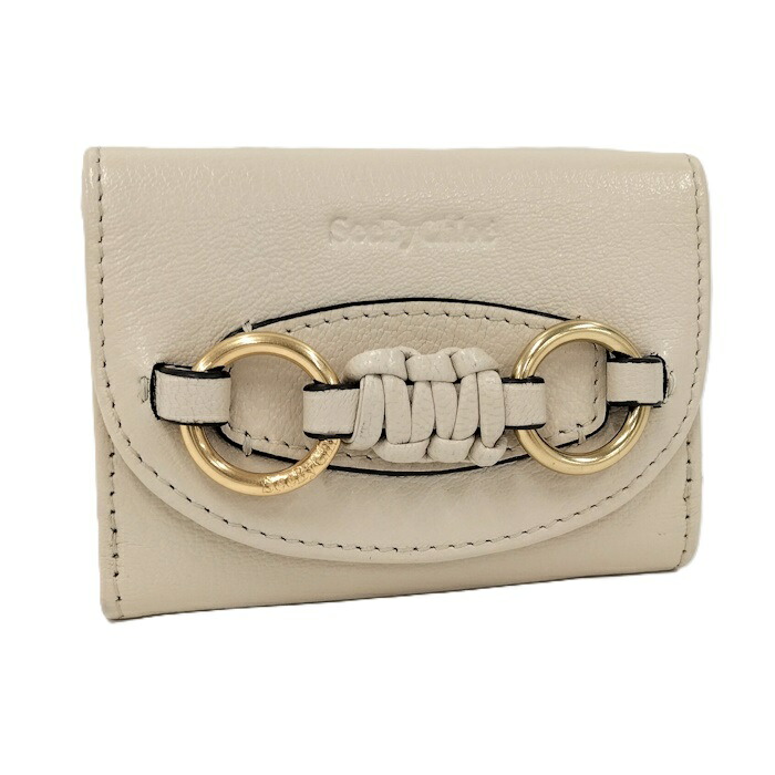 【美品✨クロコ型押し/Cロゴ】クロエ　C ロングウォレット　ブラウンベージュ　革 美品✨クロコ型押し/Cロゴ】クロエ C ロングウォレット ブラウン