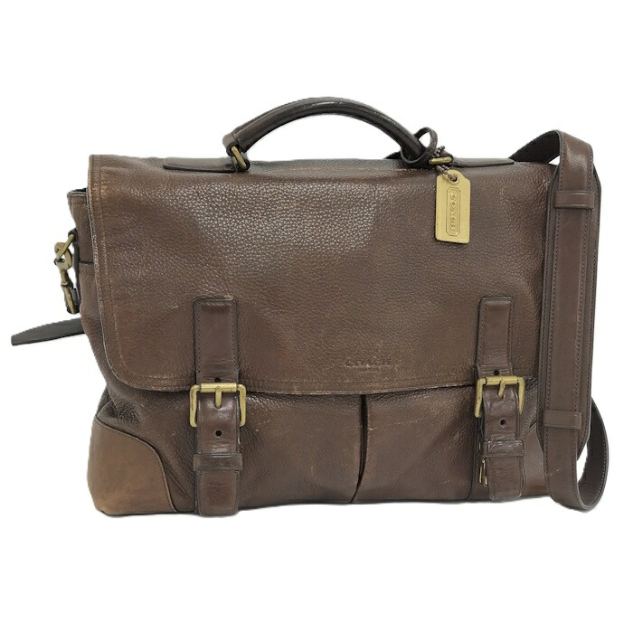 楽天市場】COACH コーチ 2WAYビジネスバッグ 美品 F22529 ダーク