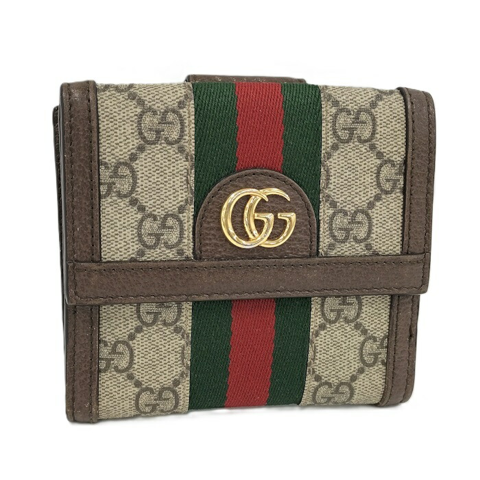 【美品】GUCCI グッチ 2つ折り財布 財布 オフィディア シェリーライン 楽天市場】【財布】GUCCI グッチ オフィディア ウェブ シェリー
