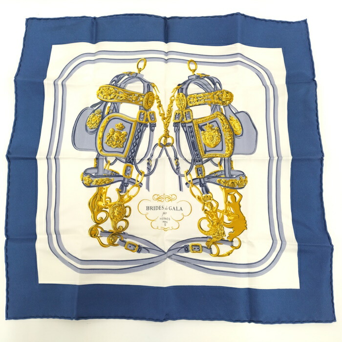 楽天市場】HERMES エルメス カレ40 スカーフ BRIDES de GALA 式典用馬