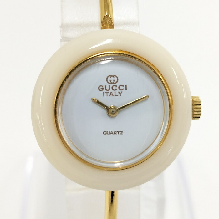 楽天市場】GUCCI チェンジベゼルウォッチ 1100-L 電池交換済 クォーツ