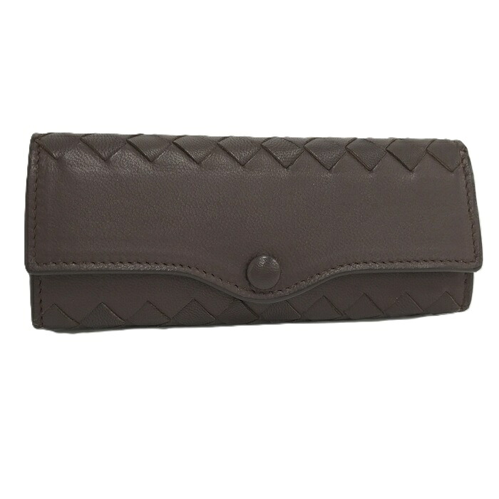 BOTTEGA VENETA スマートキーケース 5連キーケース イントレチャート レザー ダークブラウン 120740【中古】