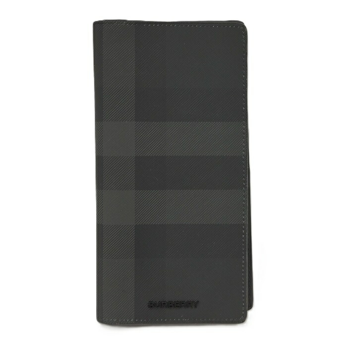 ぽりんさま BURBERRY 二つ折り財布 ブラック チェック柄 ぽりんさま