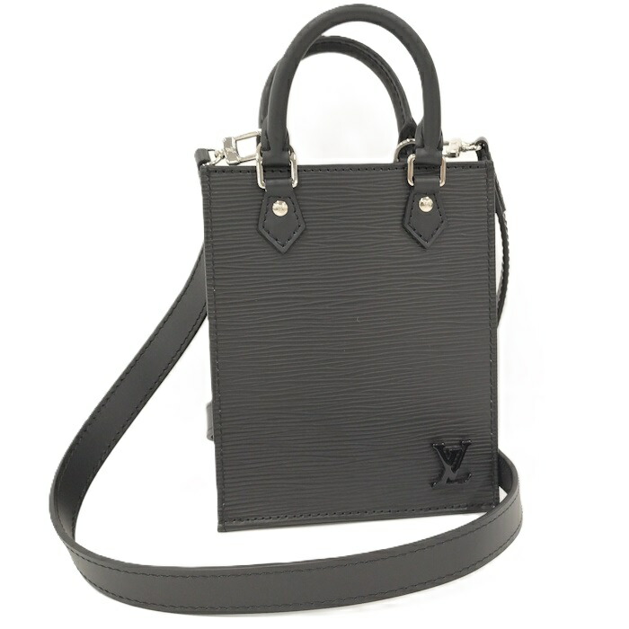 LOUIS VUITTON プティット サックプラ 2WAY ショルダーバッグ エピ 黒いこと M69441【中古】