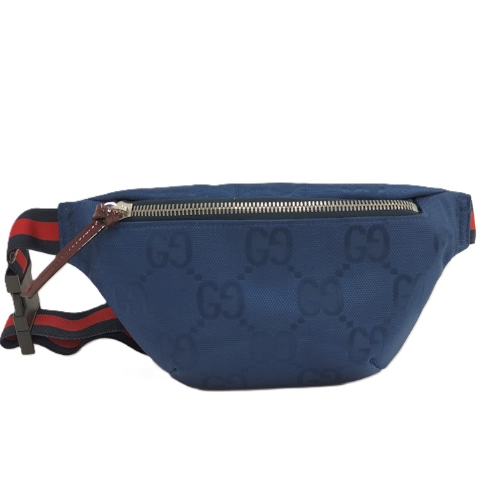 GUCCI 酉の方角御徒面子 チルドレンズ ＧＧナイロン ナイロン帆布 米国海軍 502095【中古】 ボディバッグ・ウエストポーチ-バッグ・小物・ブランド雑貨-バッグ