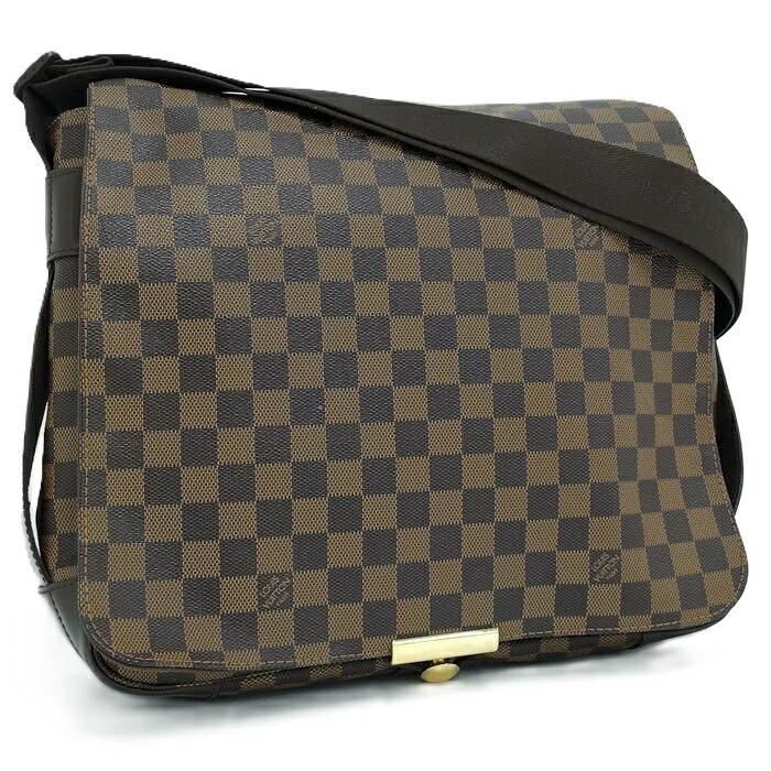 LOUIS VUITTON バスティーユ ショルダーバッグ ダミエ エベヌ N45258【中古】