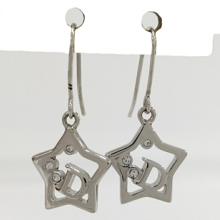 楽天市場】Christian Dior クリスチャンディオール スター フープ