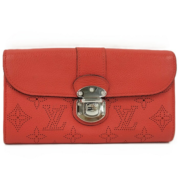 LOUIS VUITTON ポルトフォイユ イリス 財布 M58161 モノグラムマヒナ【中古】