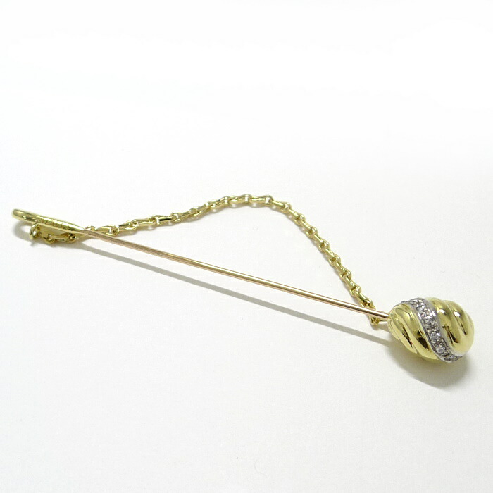 楽天市場】カルティエ Cartier ブローチ アントルラセ C2 2C ピン