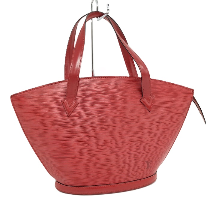 LOUIS VUITTON サンジャック ハンドバッグ エピ カスティリアンレッド M52277【中古】