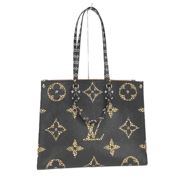 LOUIS VUITTON オンザゴー モノグラム ジャングル トートバッグ M44674【中古】