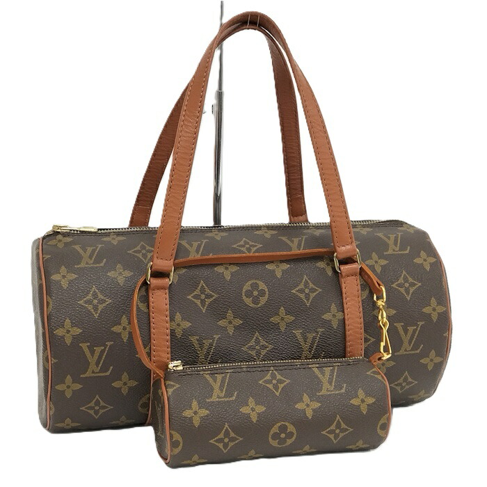 美品 LOUISVUITTON バッグ パピヨン３０ モノグラム ドラムバッグ LOUIS VUITTON（ルイ・ヴィトン） 極 美品 パピヨン 30 レザー 本革
