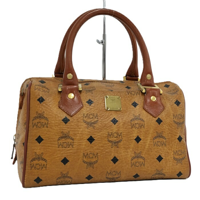 楽天市場】【バッグ】MCM エムシーエム ロゴグラム ボストンバッグ