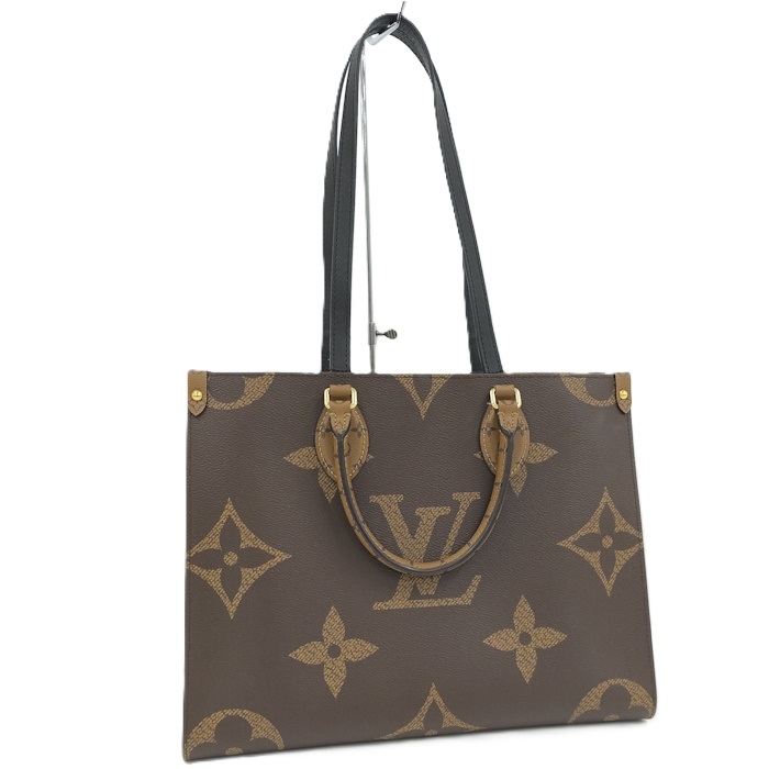 LOUISVUITTON オンザゴーMM 2WAY ショルダーバッグ モノグラムジャイアント リバース M45039【中古】