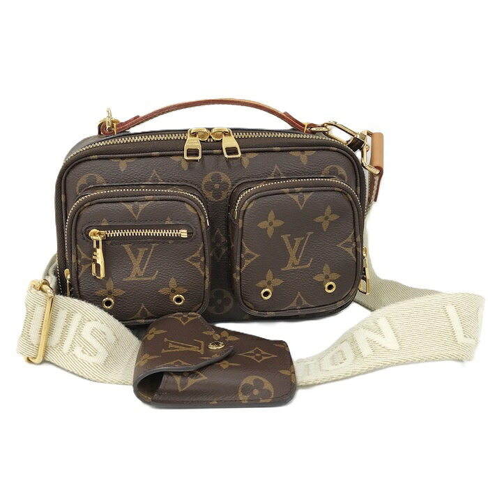 LOUIS VUITTON ユーティリティ クロスボディ 2WAYショルダーバッグ モノグラム ブラウン M80446【中古】