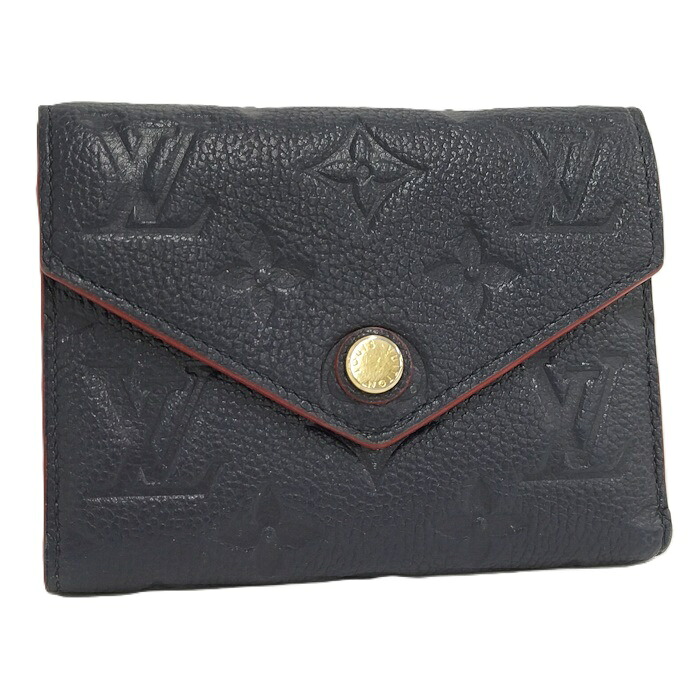 LOUIS VUITTON ポルトフォイユ ヴィクトリーヌ 三つ折り紙入れ モノグラム アン工業プラント マリーヌルージュ M64577【中古】