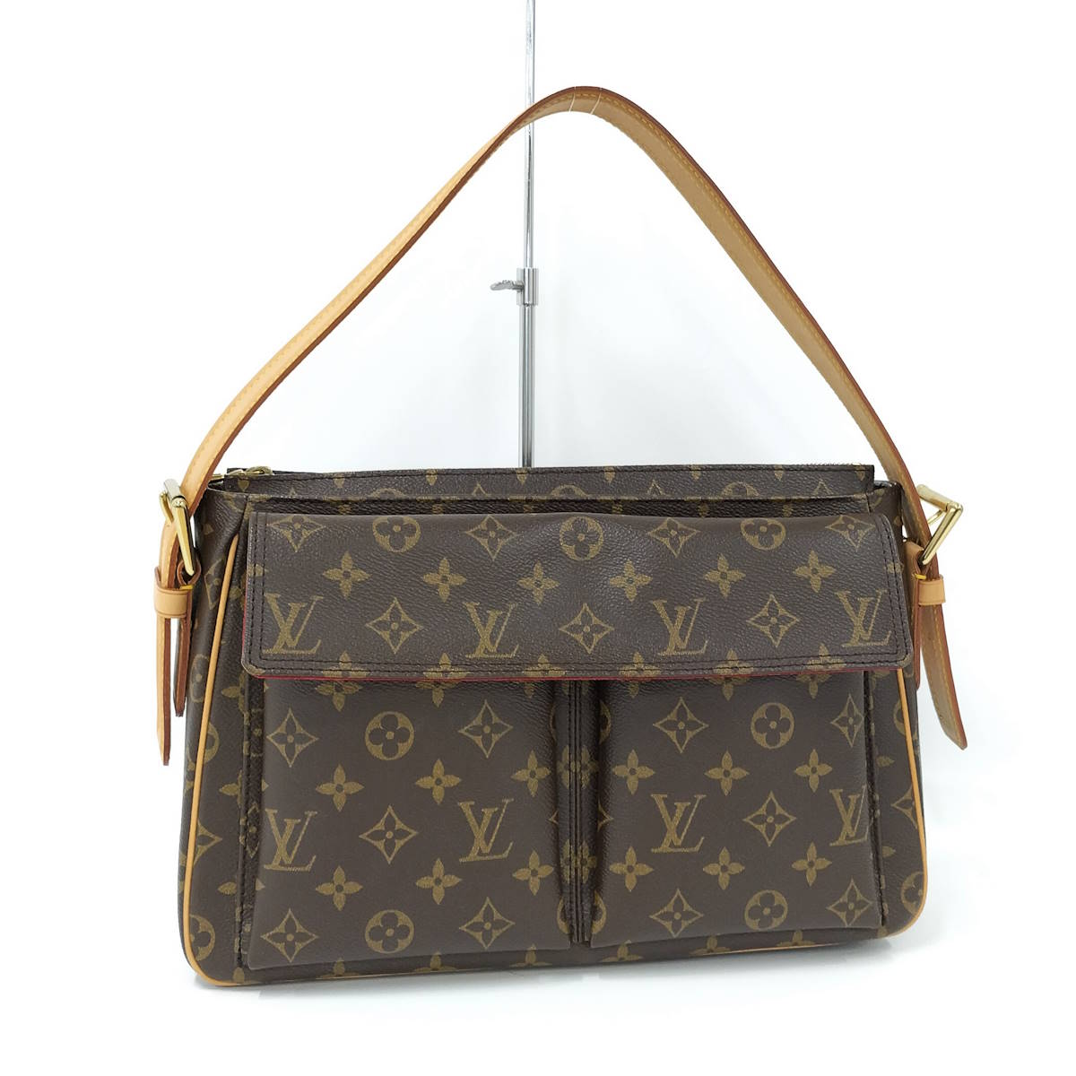 LOUIS VUITTON ヴィヴァシテGM ハンドバッグ モノグラム ブラウン M51163【中古】