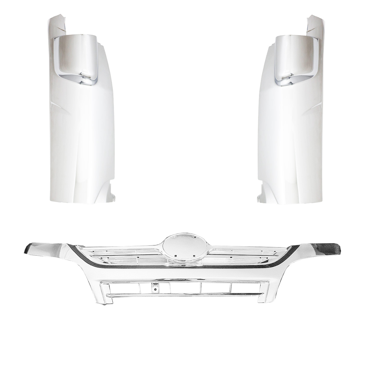 楽天市場】日野 デュトロ 標準 フロント メッキグリル メッキ