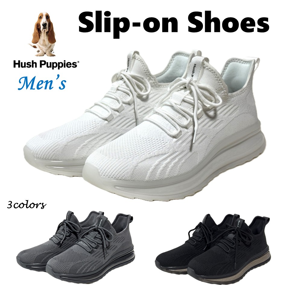 ハッシュパピー HushPuppies メンズ 靴 スリッポン スニーカー M-0003CT 幅 3E 軽さ 厚底