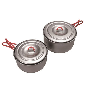 エバニュー (4) ECA535・Ti U.L. Pot 600 + 900【トレッキング】【キャンプ】【EVERNEW】