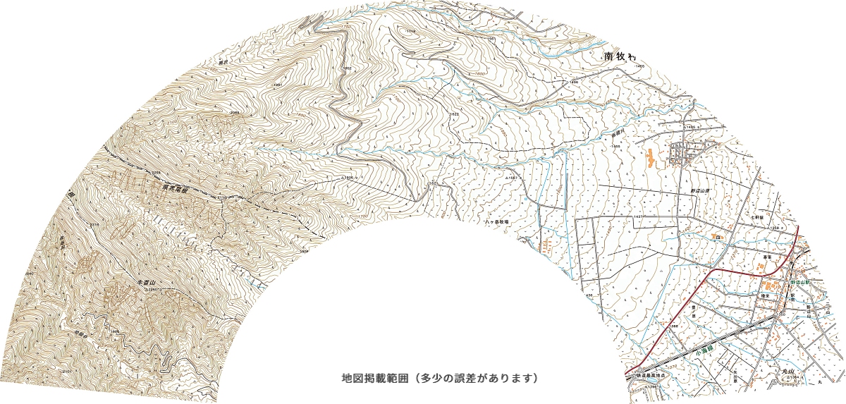 楽天市場 1 日本地図センター 地図扇子 八ヶ岳東部 登山とキャンプ用品のさかいや