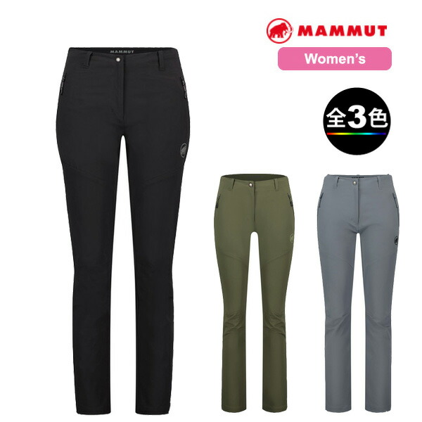 楽天市場】マムート レディース トレッカーズ ソフトシェル パンツ