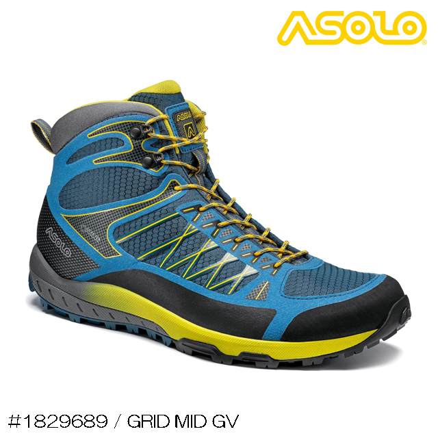 🥾⭐Climbing equipment review｜(S)ASOLO / #1829689 / GRID MID GV M'S [Climbing shoes] [Trekking shoes] [Shoes building]