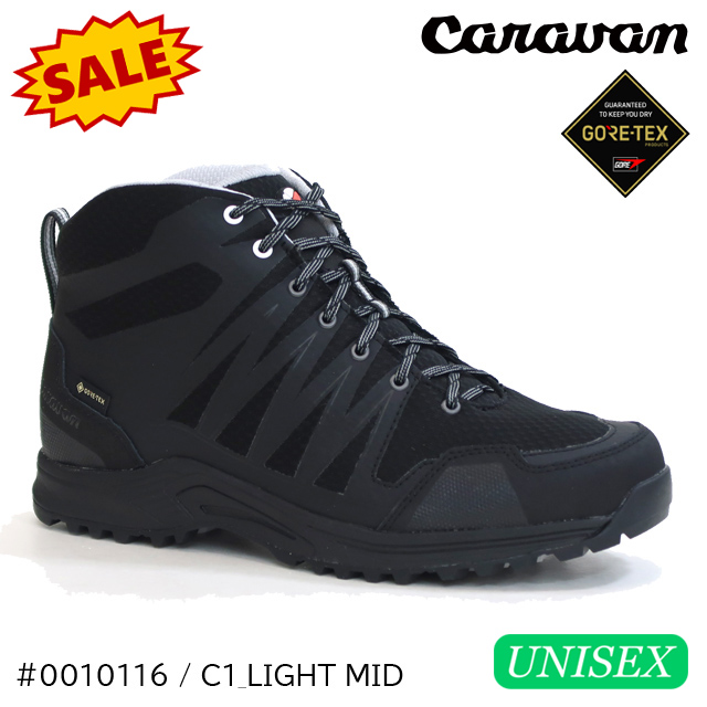 🥾⭐ Climbing equipment review | (2) Caravan / 0010116 / C1 Light Mid Gore-Tex [35% OFF] (190 Black) (Caravan C1_LIGHT MID GTX) [Comes with the old model! ] [Caravan shoes] [Climbing shoes] [Training shoes]
