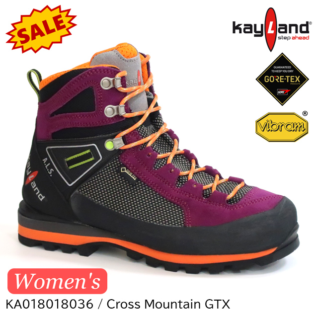 🥾⭐Climbing equipment review | (S) Kayland / KA018018036 / Cross Mountain GTX Women's (Kayland Cross Mountain GTX W's) [Climbing shoes] [Trekking shoes] [Tent night traverse] [Remaining snow] [Shoes…
