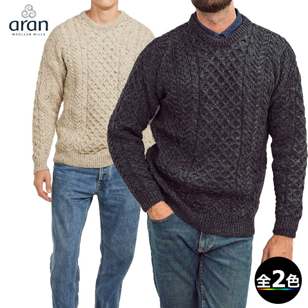 🥾⭐Climbing equipment review | Actual price (M-2) Aran Woolen Mills A825 Men's Traditional Aran Sweater [Thank you! Commemorative price! ! 】【Set…