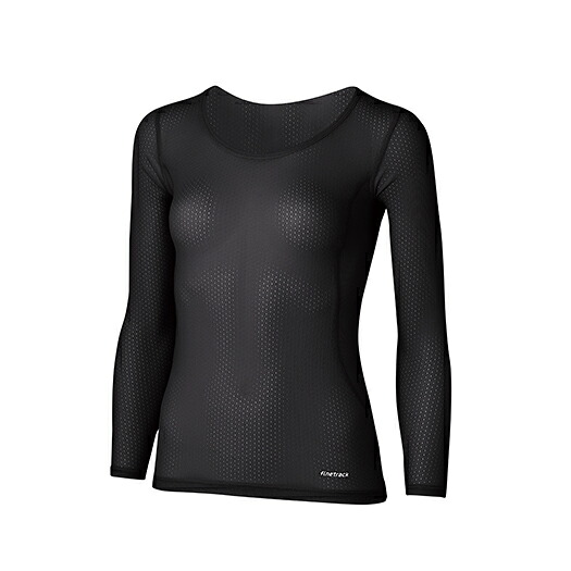 (A)ファイントラック FUW0421-BK・ドライレイヤーベーシックロングスリーブ Women's(カラー：ブラック)【ウィメンズ】【レディース】【女性用】【2】【finetrack】