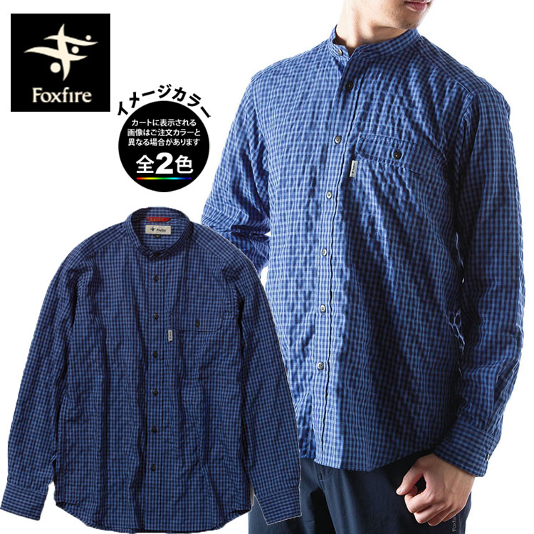 🥾⭐Climbing equipment review | Foxfire 5212079・TS Gingham Shirt (Men's) [40% OFF] [Long sleeve] [Dress shirt] [Flannel shirt] [Cutter shirt] [Climbing] [Trekking] [Travel] [Traveling]
