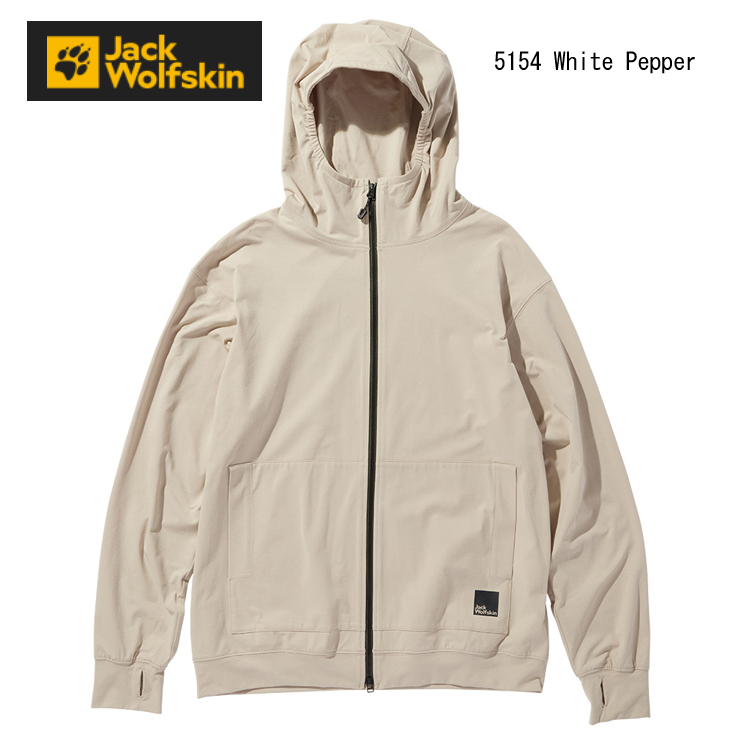 🥾⭐ Climbing equipment review | Jack Wolfskin 5030791_5154・JP SUNSHELTER HOODIE (White Pepper) [32% OFF] [Camping] [Beach/Pool/Water play] [Fishing] [Sun protection] [UV protection] [Trekking…