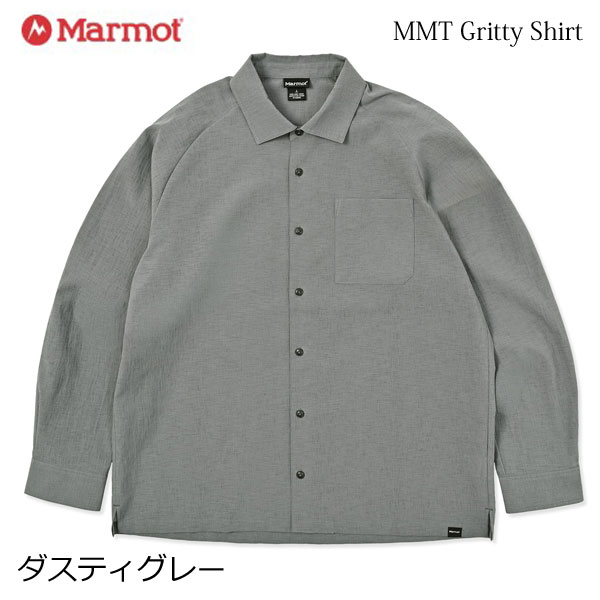 (T)マーモット MTSS26MSH051・マーモット グリッティシャツ / MMT Gritty Shirt【長袖】【吸汗速乾】【春夏向け】【登山】【トレッキング】【キャンプ】【旅行】【トラベル】【アウトドア】【ウエア館】【marmot】