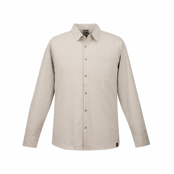 (T)ミレー MIV02192・アルピ ロングスリーブシャツメンズ （色合い：ROPE）/ ARPI SHIRT LS M【MILLET】