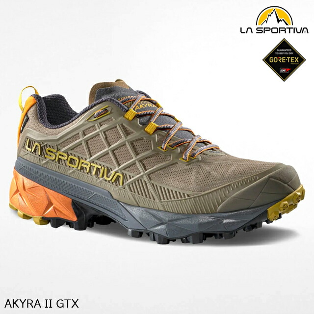 (S)スポルティバ / ZFHS082N07O10 / アキラ2GTXメンズ(LA SPORTIVA AKYRA II GTX M'S)【ハイキングシューズ】【トレイルランニングシューズ】【トレランシューズ】【防水】【本店S】【3】｜さかいや・登山とアウトレットの店