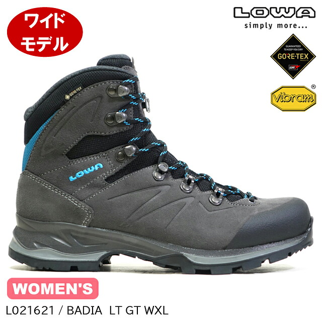 (S)ローバー / L021621-9743 / バディアLT GT WXLウィメンズ(LOWA BADIA LT GTX WXL WS)【ゴアテックス】【登山靴】【トレッキングシューズ】【レディース】【女性用】【幅広】【本店S】|さかいや・登山とアウトレットの店
