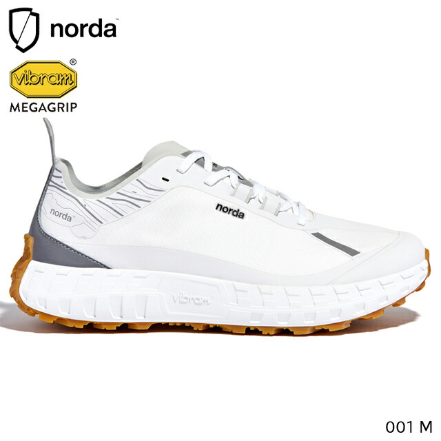 【新品未使用】norda 001 トレイルランニングシューズ　白26.5cm 楽天市場】ノルダ 001 メンズ Norda N001A-M-STLBK 靴