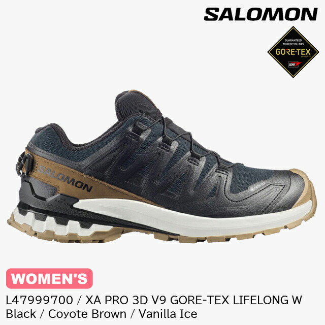 (S)サロモン / L47999700 / XA労働者階級3DV9ゴアテックスライフロングウィメンズ(Salomon XA PRO 3D V9 GTX LIFELONG W)【山歩きシューズ】【トレイルランニングシューズ】【雨合羽】【GORE-TEX】【中央局S】【レディース】【亭主もち用】【5】