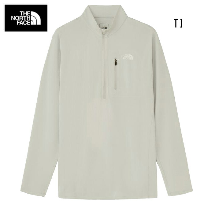 ザ・ノース・フェイス NT62505 ロング衣袂FLASHDRY 3Dジップアップ TI(ティングレー)／L/S FLASHDRY 3D Zip Up 【定め事品 貨物輸送無料 一般受け アウトドア 軽さ 通い 通学 難民キャンプ 旅する】【即納】【自社バス発着場庫入れ品】