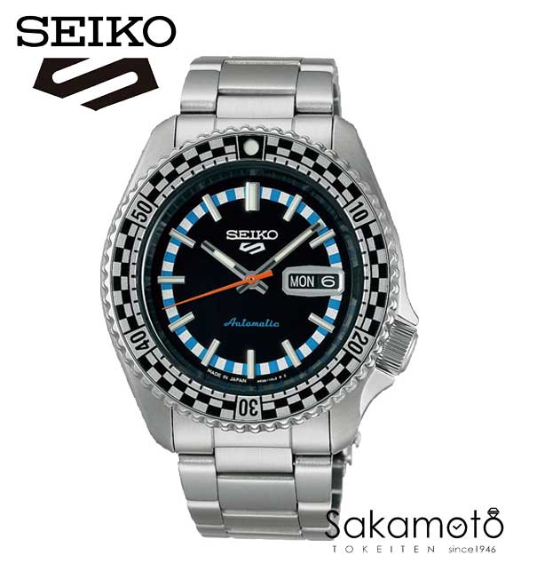 【2024年02月09日発売】セイコー5 スポーツ SEIKO 5 SPORTS レトロカラーコレクション2 Special Edition　自動巻き メカニカル 流通限定モデル腕時計 セイコーファイブ スポーツ SKX Sports　ブラック文字盤【SBSA245 】