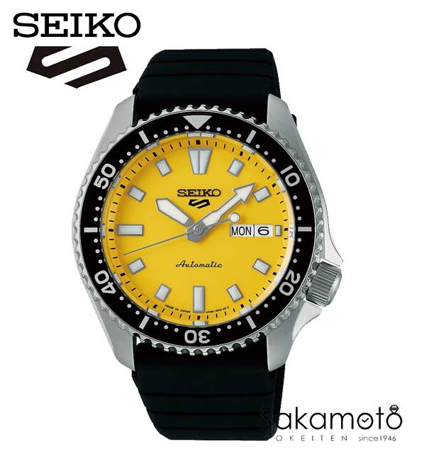 【2025年6月6日発売】セイコー5 スポーツ SEIKO 5 SPORTS 自動巻き メカニカル 流通限定モデル腕時計 セイコーファイブ スポーツ SKX シリーズ　SKX399オマージュモデル Sports Suits Style　イエロー文字盤【SBSA307】AE
