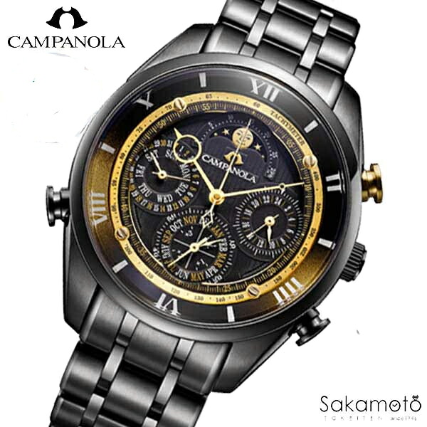 【60回無金利ローン対象】【2025年12月4日発売】正規品　CAMPANOLA　カンパノラ　 限定250本 25周年記念限定モデル 星響(ほしのひびき) GRAND COMPLICATION グランドコンプリケーション クオーツ 腕時計　ウォッチ【AH4086-51E】