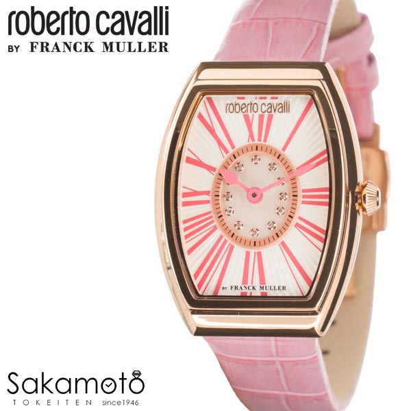 国内正規品　roberto cavalli BY FRANCK MULLER　ロベルトカヴァリ バイ フランクミュラー　腕時計　ウォッチ　クォーツ　電池式　レディース　女性　婦人　【RV2L079L0261】