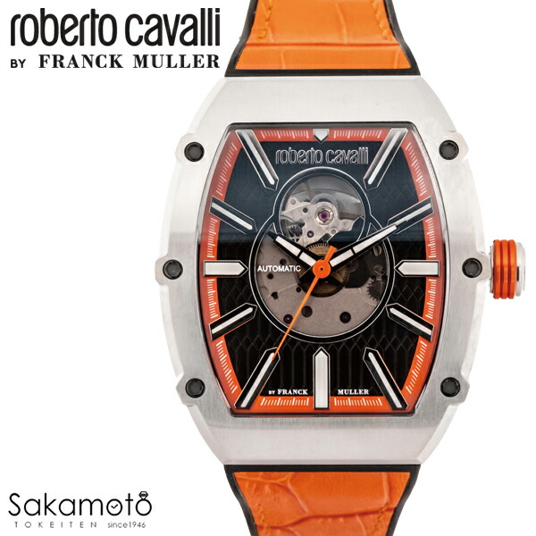 国内正規品　roberto cavalli BY FRANCK MULLER　ロベルトカヴァリ バイ フランクミュラー　腕時計　ウォッチ　自動巻き　メンズ　男性　紳士　【RV1G248P0071】