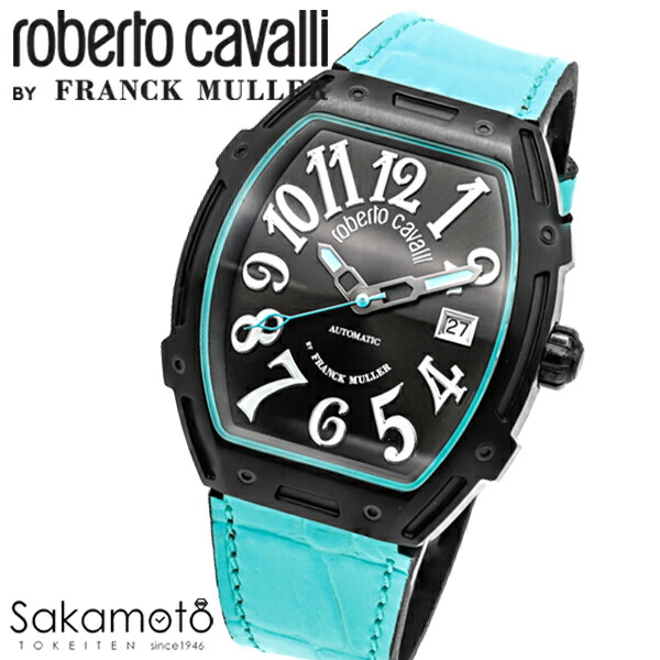 国内置き目品 roberto cavalli BY FRANCK MULLER ロベルトカヴァリ バイ 簡明直截レギオモンタヌス PARADISE KING ウオッチ ご覧なさる 自動小銃 メンズ 成人男性 成人男性 RV1G260L0031