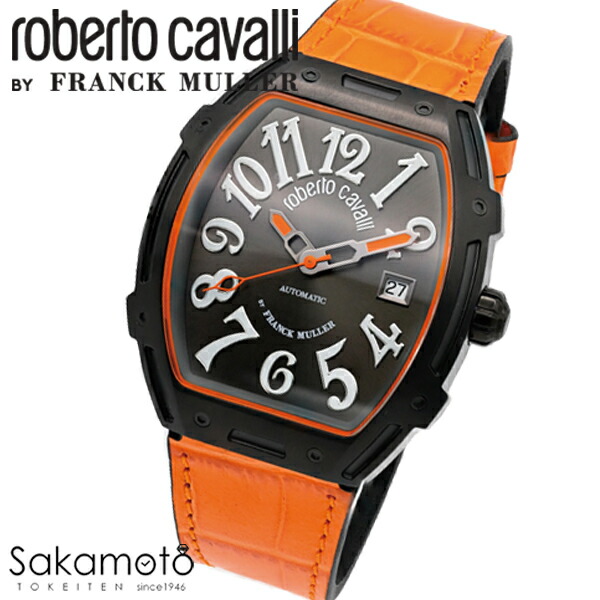 国内置き目品 roberto cavalli BY FRANCK MULLER ロベルトカヴァリ バイ 簡明直截レギオモンタヌス PARADISE KING ウオッチ ご覧なさる 自動小銃 メンズ 成人男性 成人男性 RV1G260L0051
