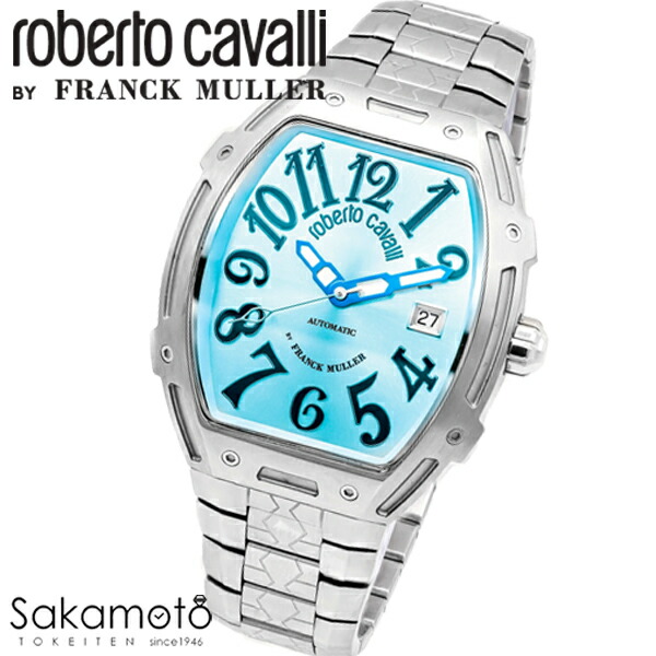 国内置き目品 roberto cavalli BY FRANCK MULLER ロベルトカヴァリ バイ 簡明直截レギオモンタヌス PARADISE KING ウオッチ ご覧なさる 自動小銃 メンズ 成人男性 成人男性 RV1G260M0071