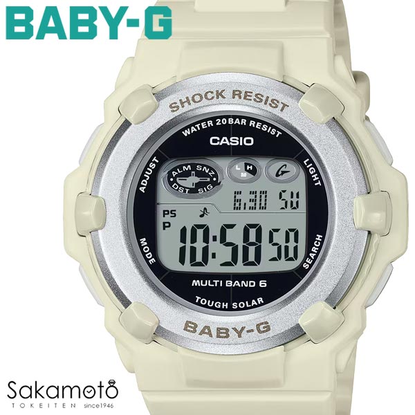 CASIO カシオ　BABY-G ベビージー　電波ソーラー　デジタル　20気圧防水　女性　レディース　腕時計　ウォッチ　【BGR-3003NC-7JF】